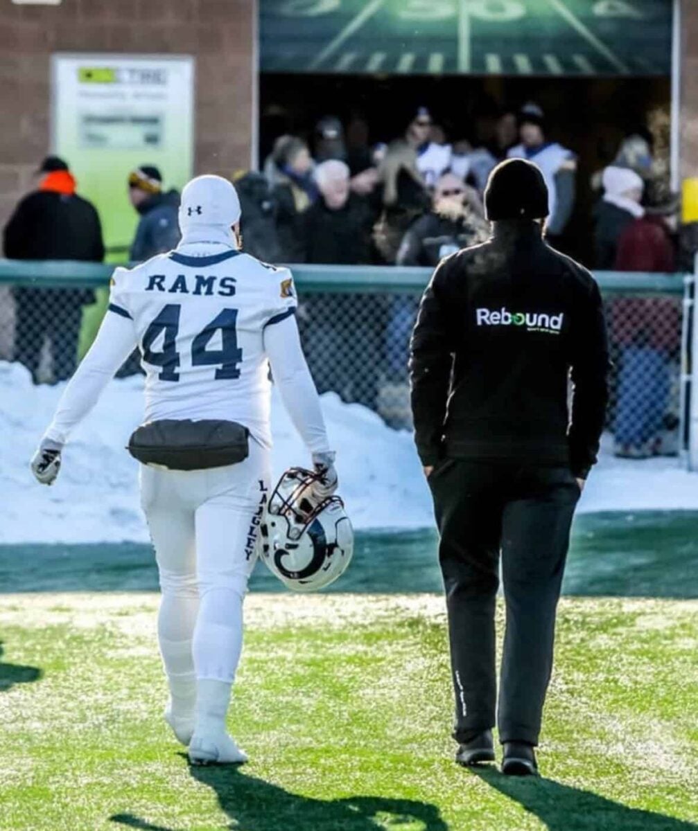 Rebound sport and spine goodbye football
